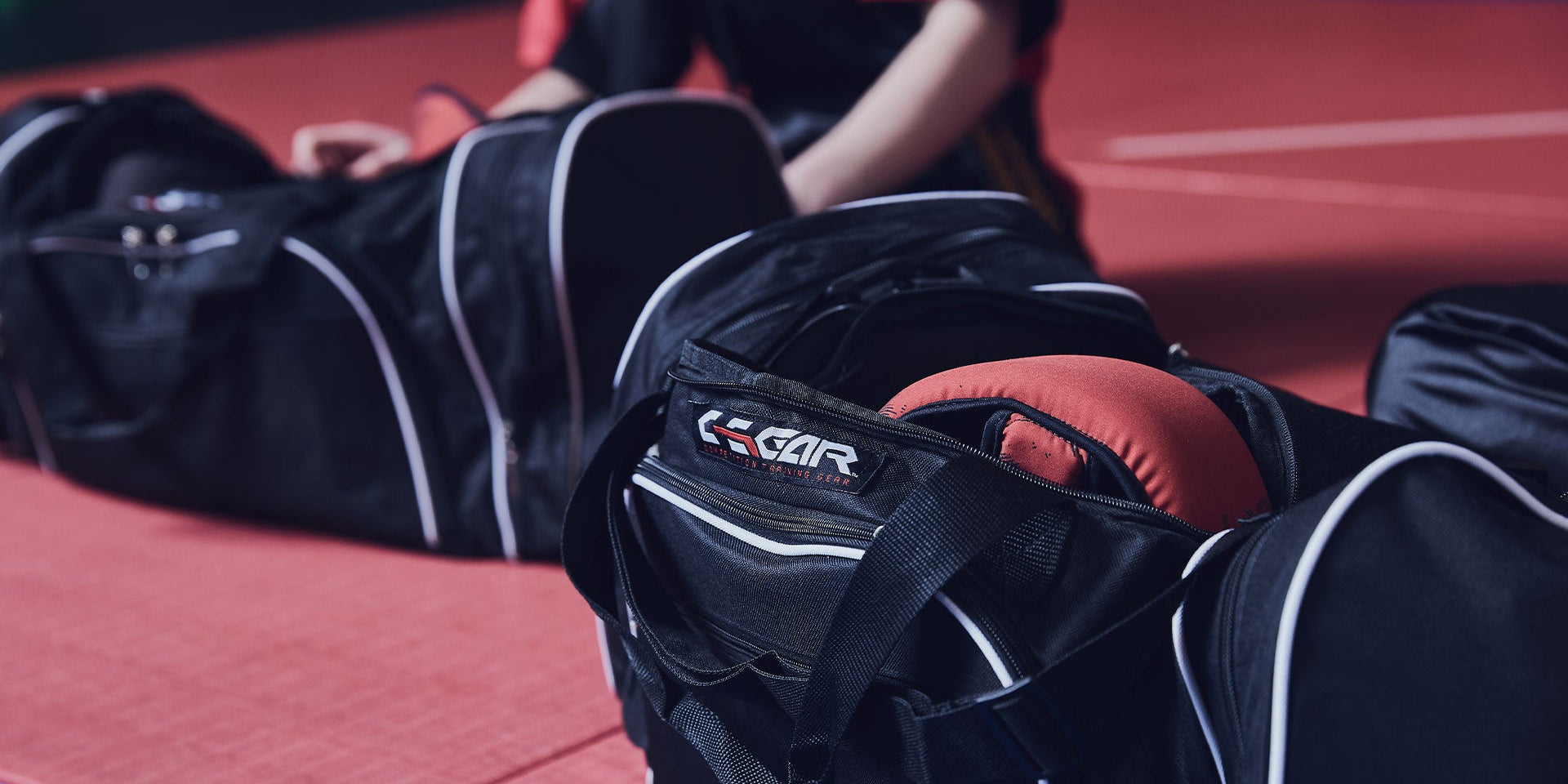 bags with training gear