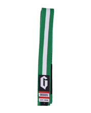 Gameness Youth Striped Pro Series Belt Green White