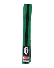 Gameness Youth Striped Pro Series Belt Green Black