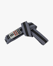 Gameness Youth Ultra-Light Striped Competition Belt Grey Black