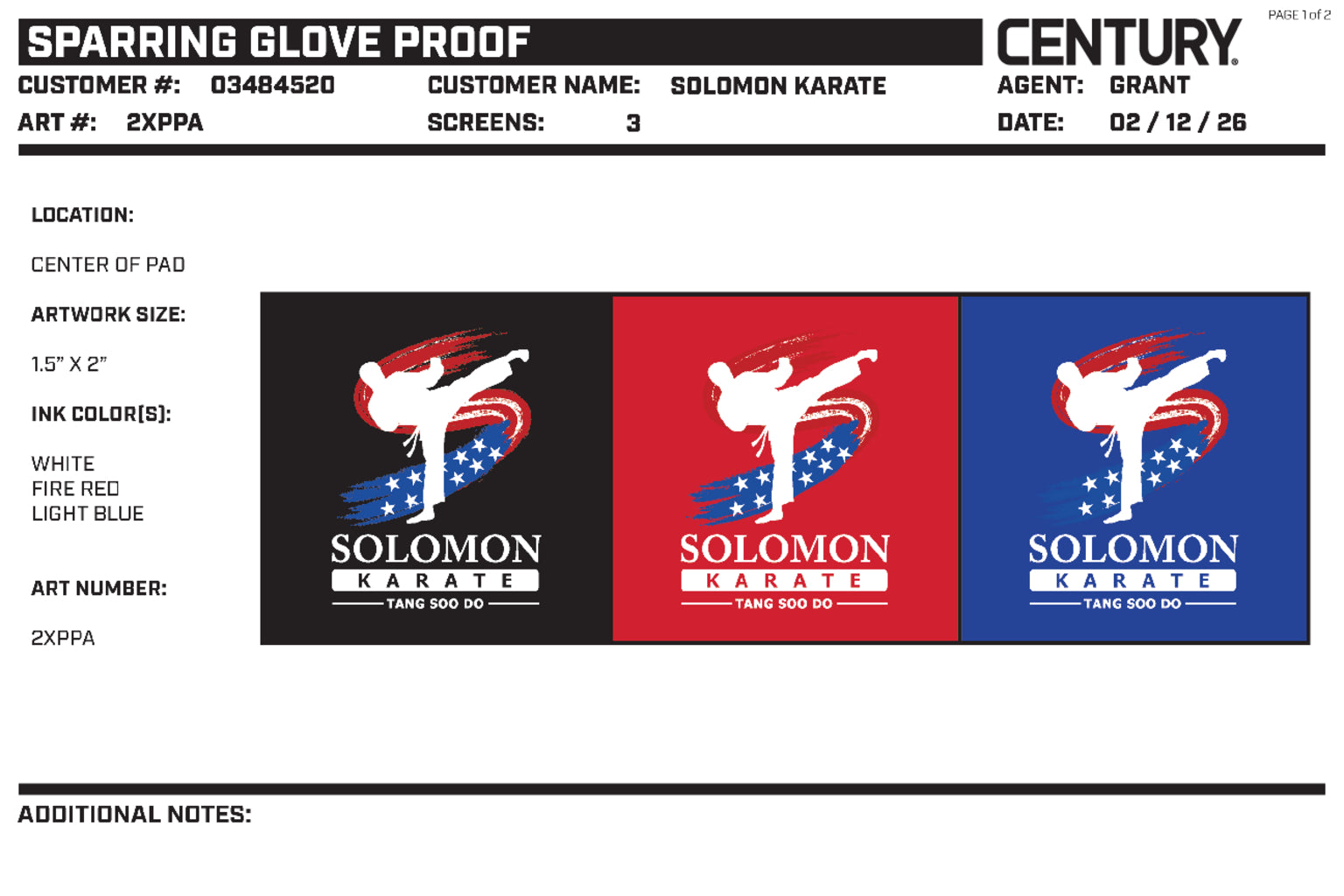 Century Glove Blank, Black