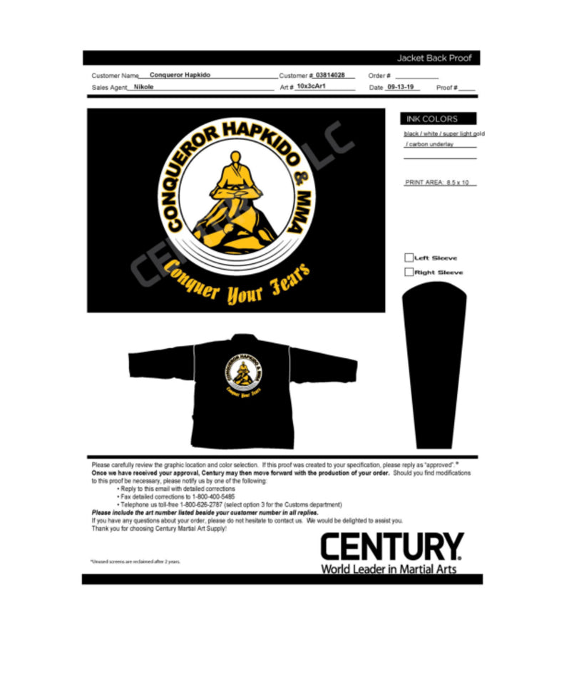 8oz Brushed Uniform, Black