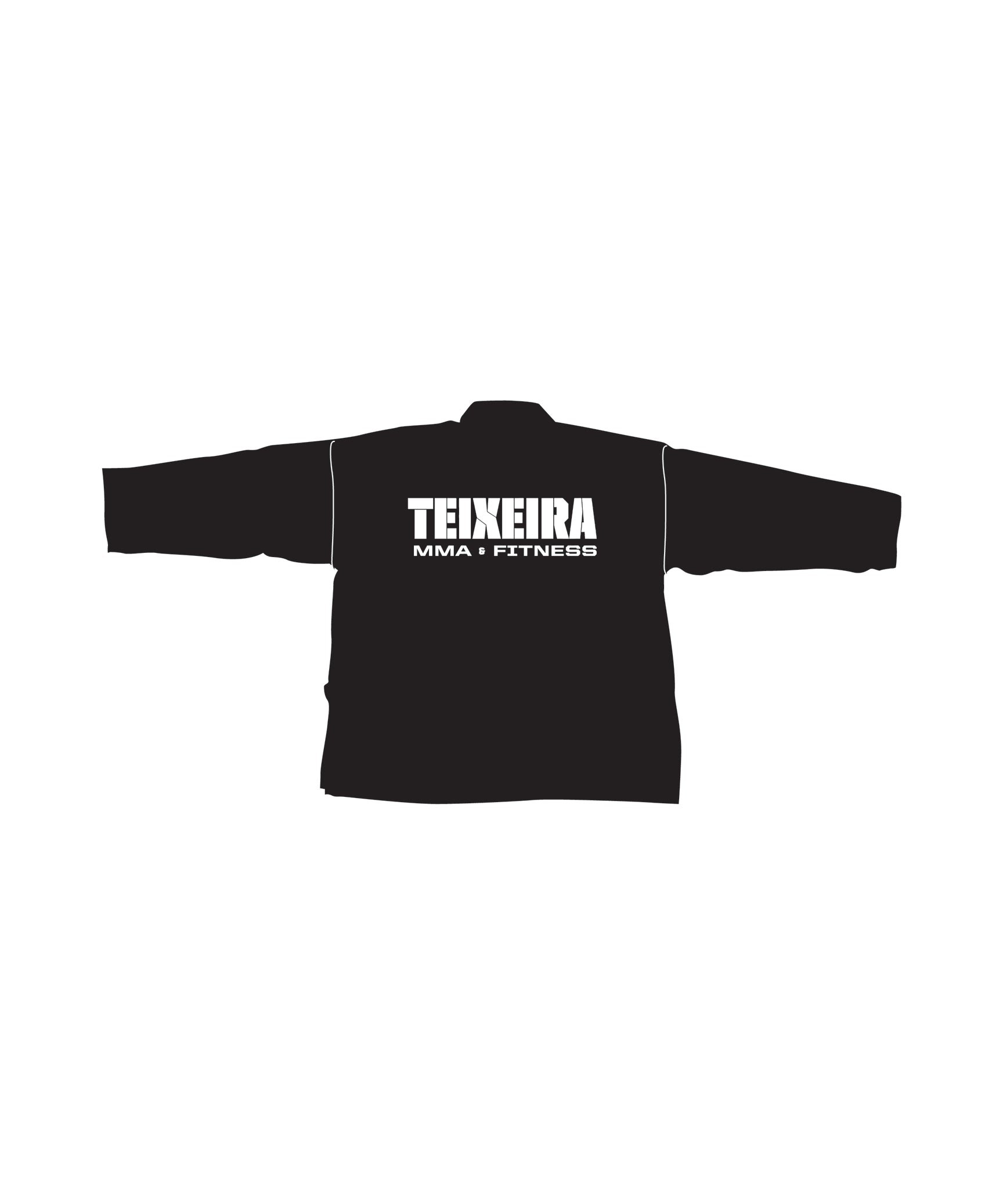 6oz Lightweight Student Jacket Custom, Black