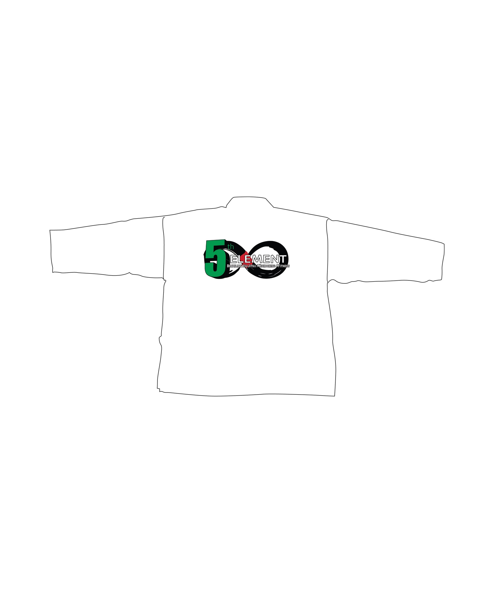Lightweight Student Uniform, White