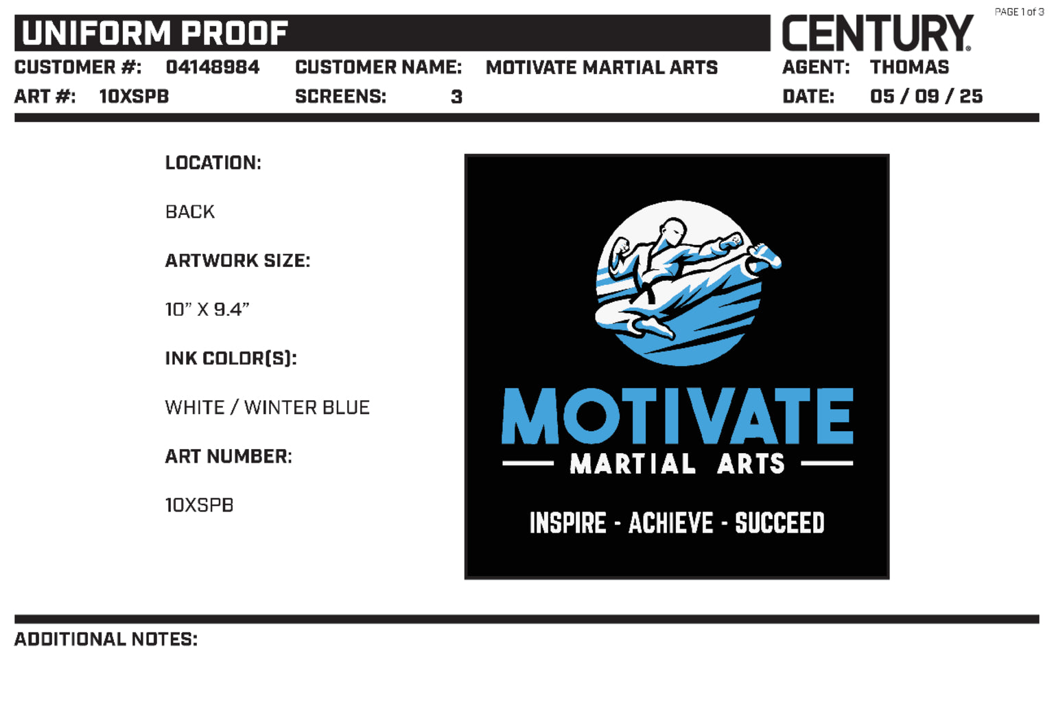 Lightweight Student Uniform, Blue