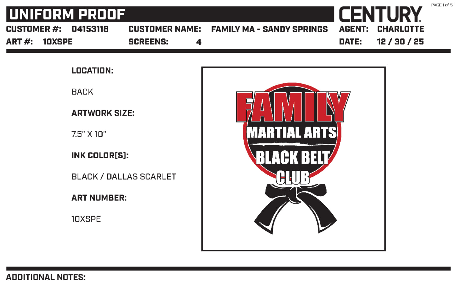 Lightweight Student Uniform, Black