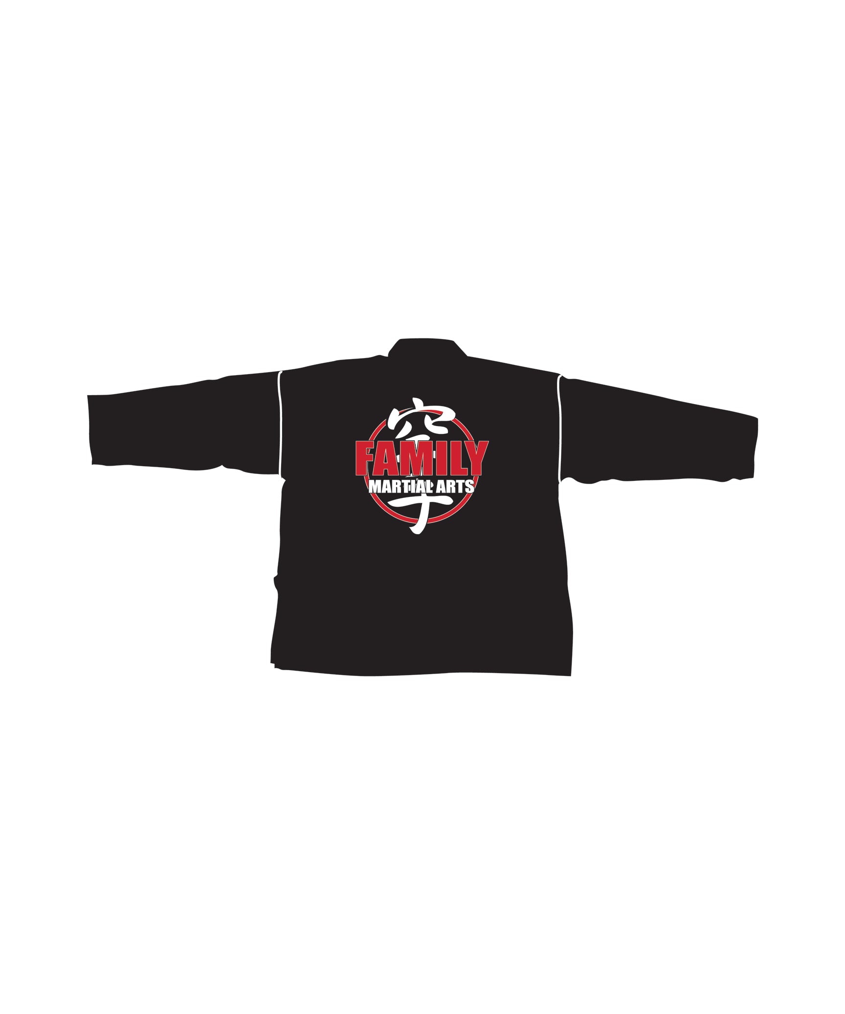 6oz Lightweight Student Jacket Custom, Black