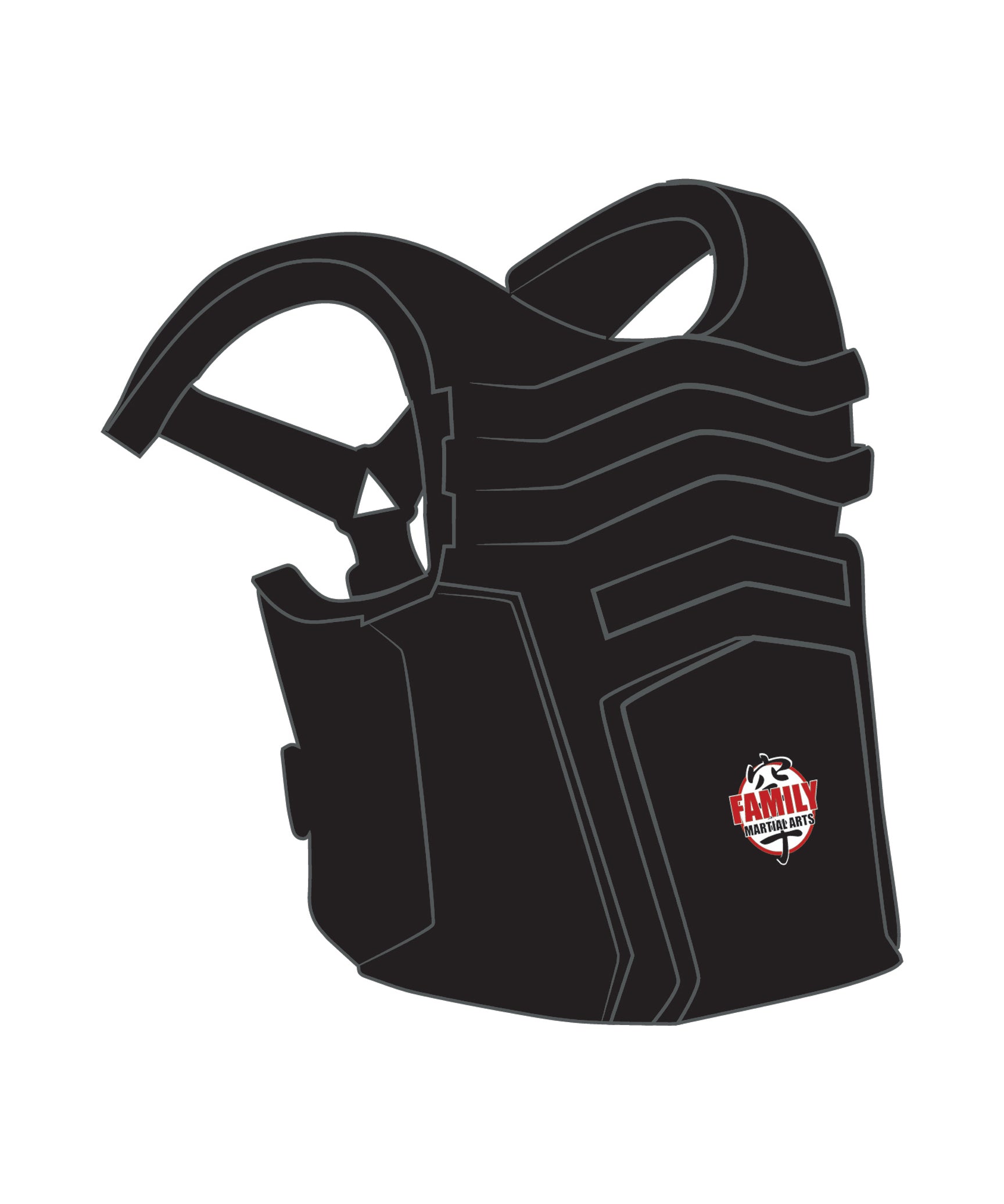P2 Chest Guard - Custom, Black