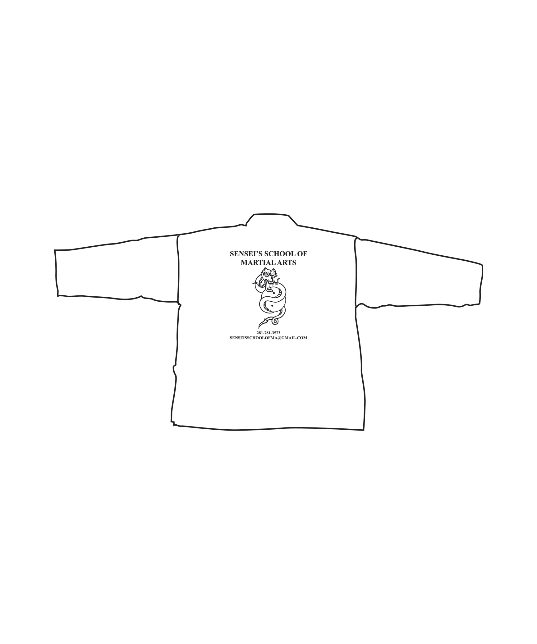 Lightweight Student Uniform, White