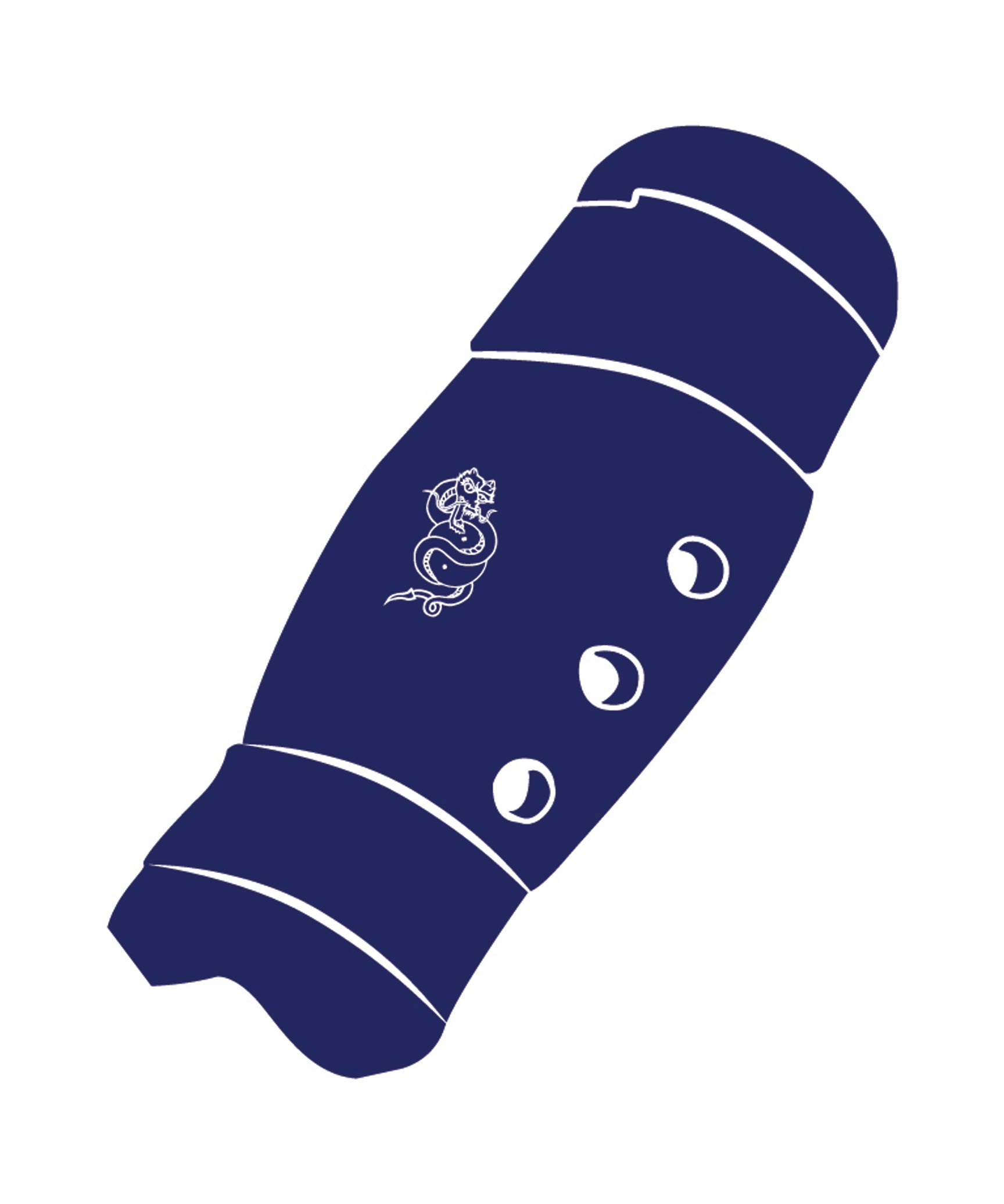 Shin Guard Custom, Blue