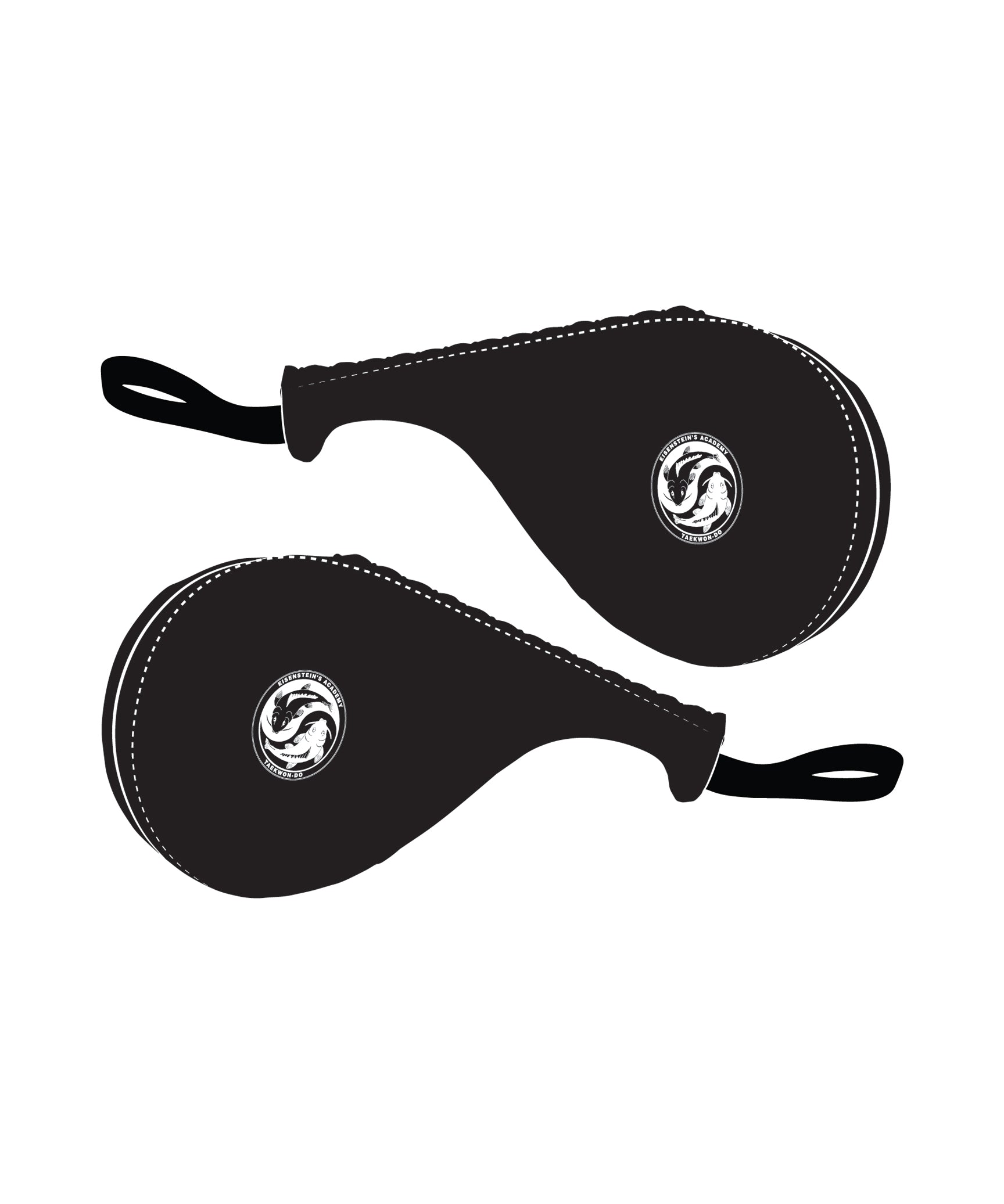 ADULT DOUBLE PADDLE CUSTOM, Black