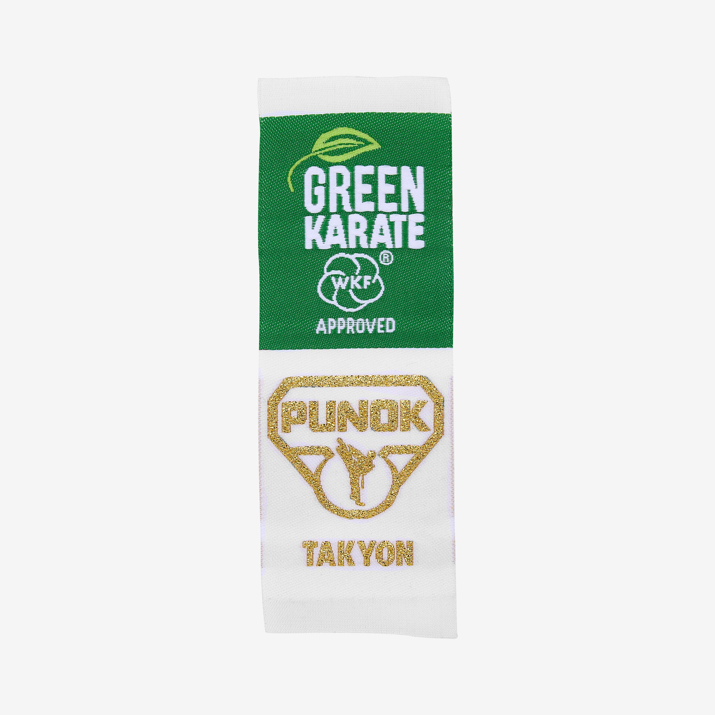 green karate patch