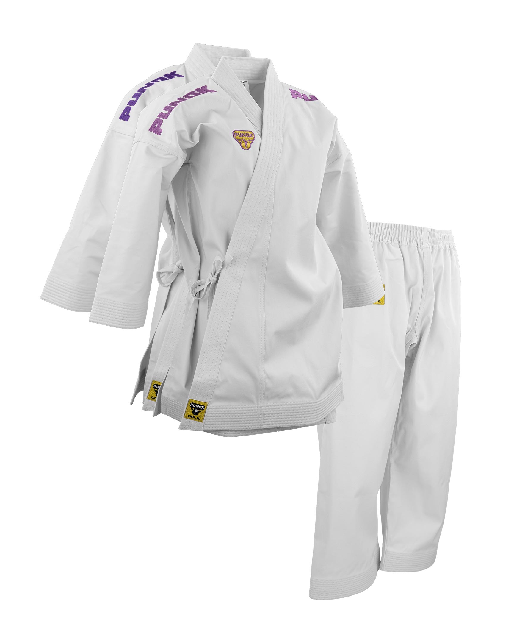 Punok Takyon Kata Gold Set - Purple/Pink White