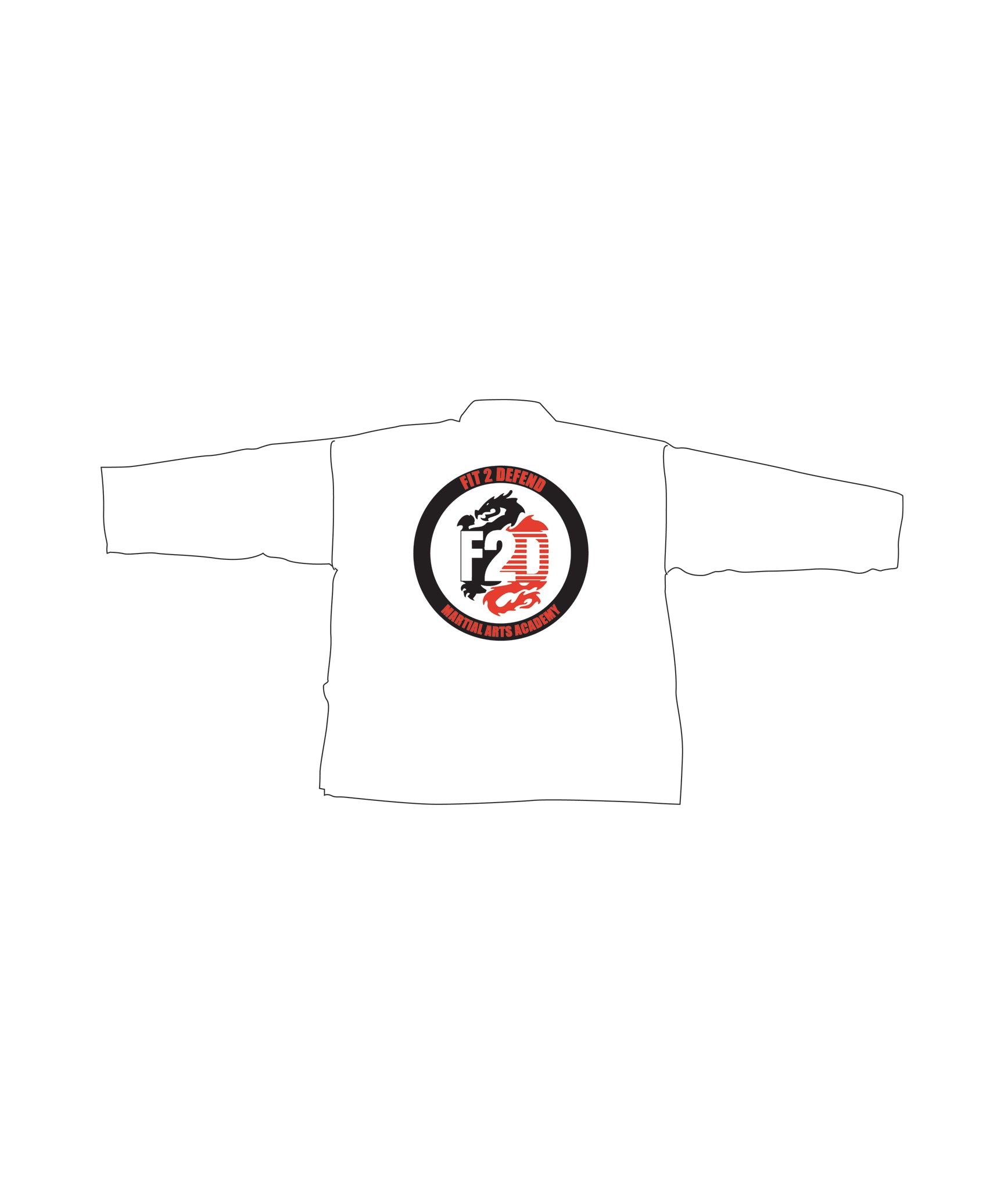 Lightweight Student Uniform, White