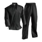 7 oz. Middleweight Student Uniform with Elastic Pants Black