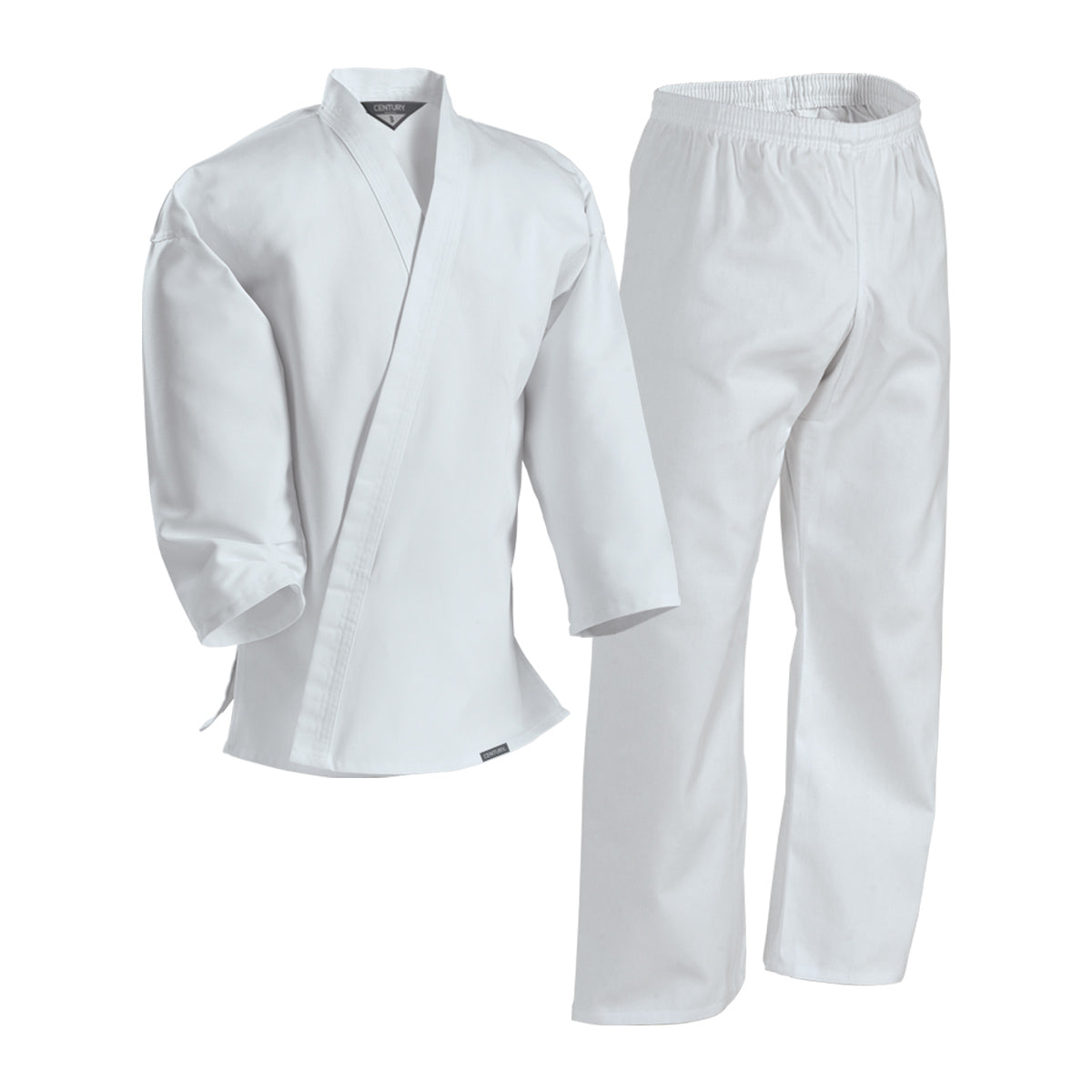7 oz. Middleweight Student Uniform with Elastic Pants White