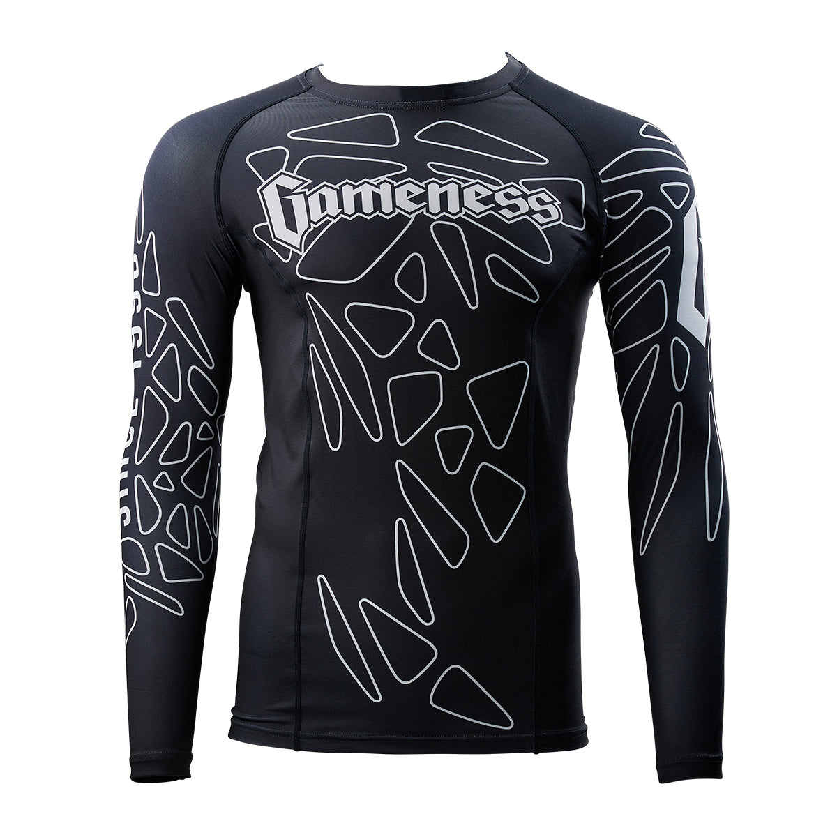 Gameness Men's Long Sleeve Pro Ranked Rash Guard