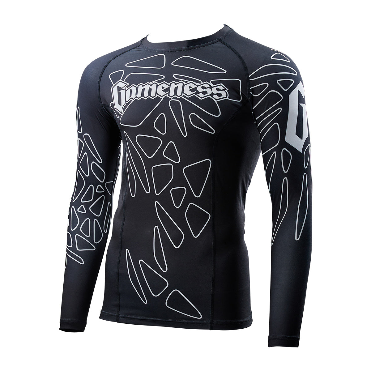 Gameness Men's Long Sleeve Pro Ranked Rash Guard