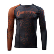 Gameness Men's Long Sleeve Pro Ranked Rash Guard