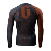 Gameness Men's Long Sleeve Pro Ranked Rash Guard