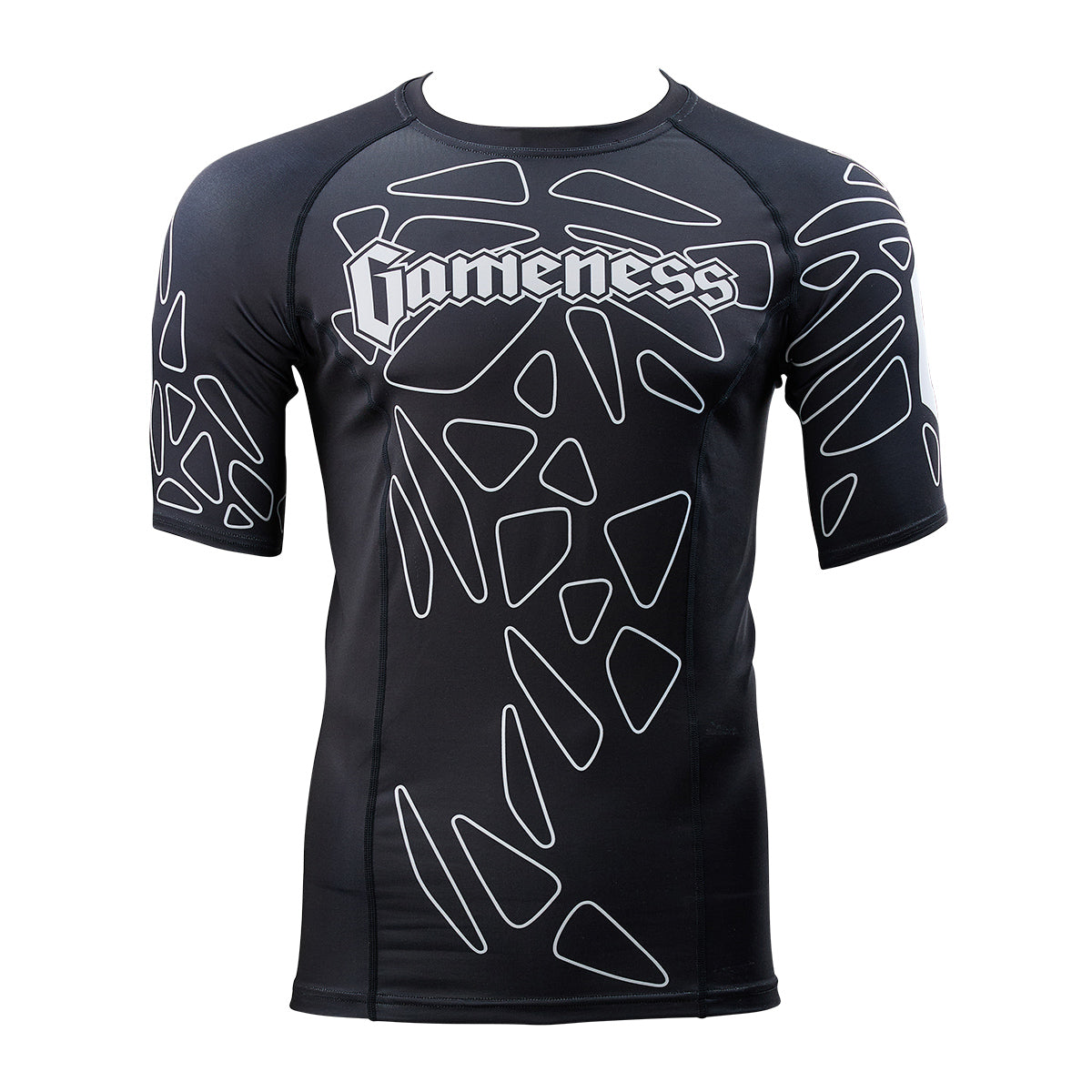 Gameness Men's Short Sleeve Pro Ranked Rash Guard