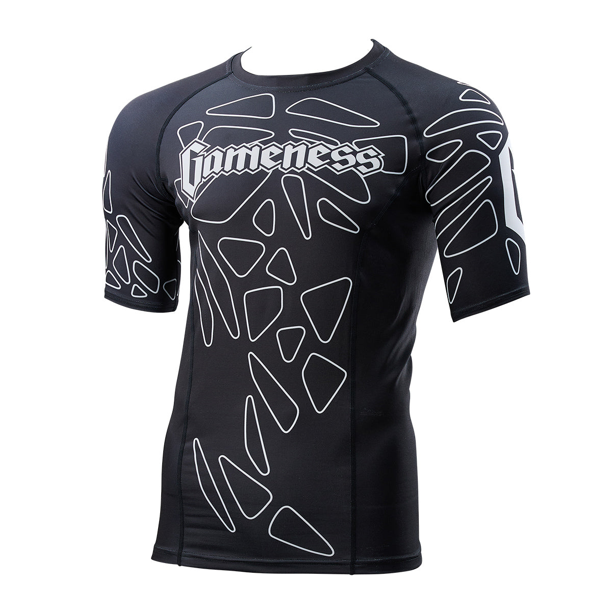 Gameness Men's Short Sleeve Pro Ranked Rash Guard