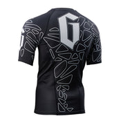 Gameness Men's Short Sleeve Pro Ranked Rash Guard