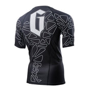 Gameness Men's Short Sleeve Pro Ranked Rash Guard