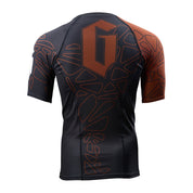 Gameness Men's Short Sleeve Pro Ranked Rash Guard