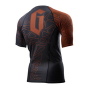 Gameness Men's Short Sleeve Pro Ranked Rash Guard