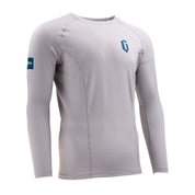 Gameness Men's Long Sleeve Solid Rashguard Grey