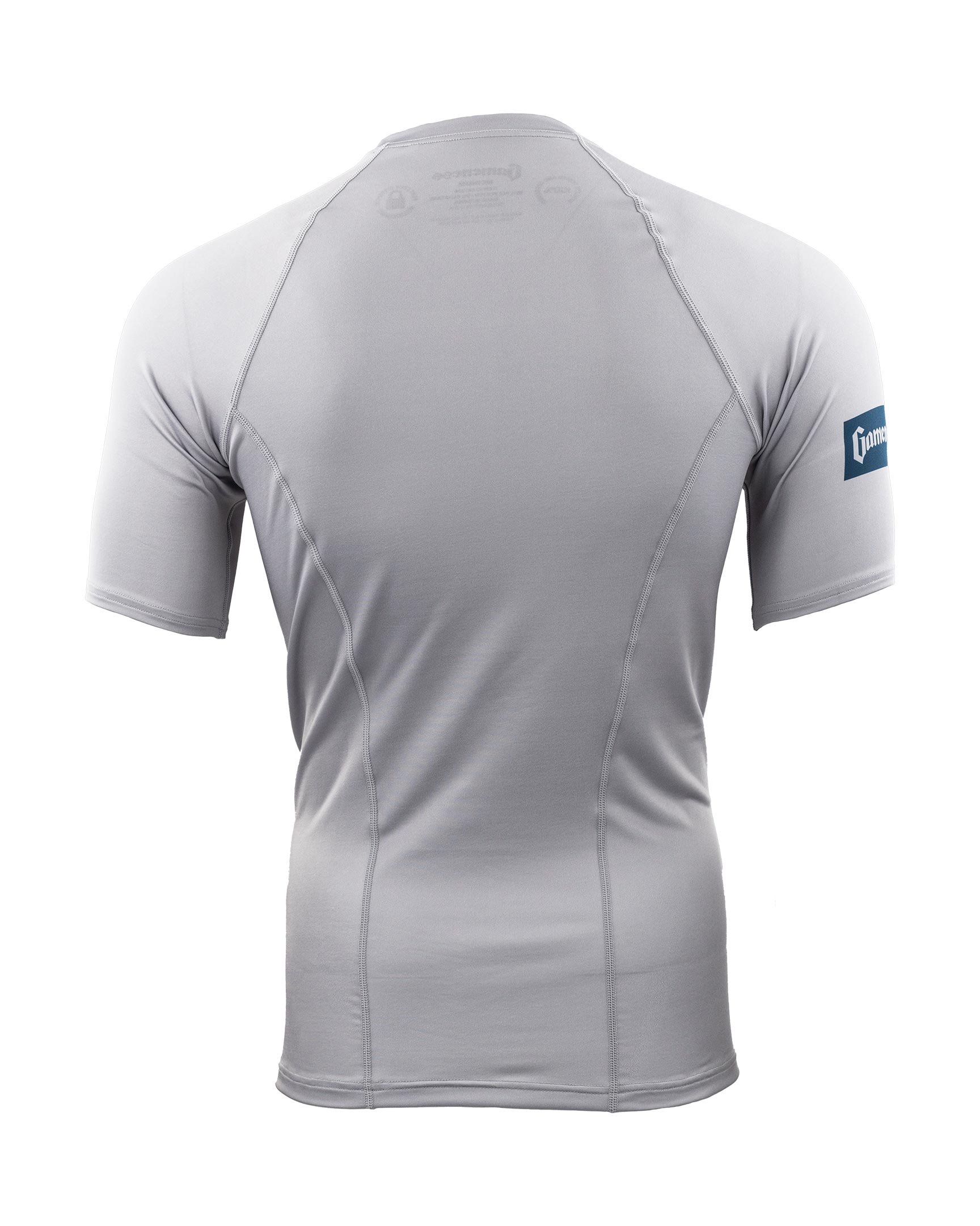 Gameness Mens Short Sleeve Solid Rash Guard