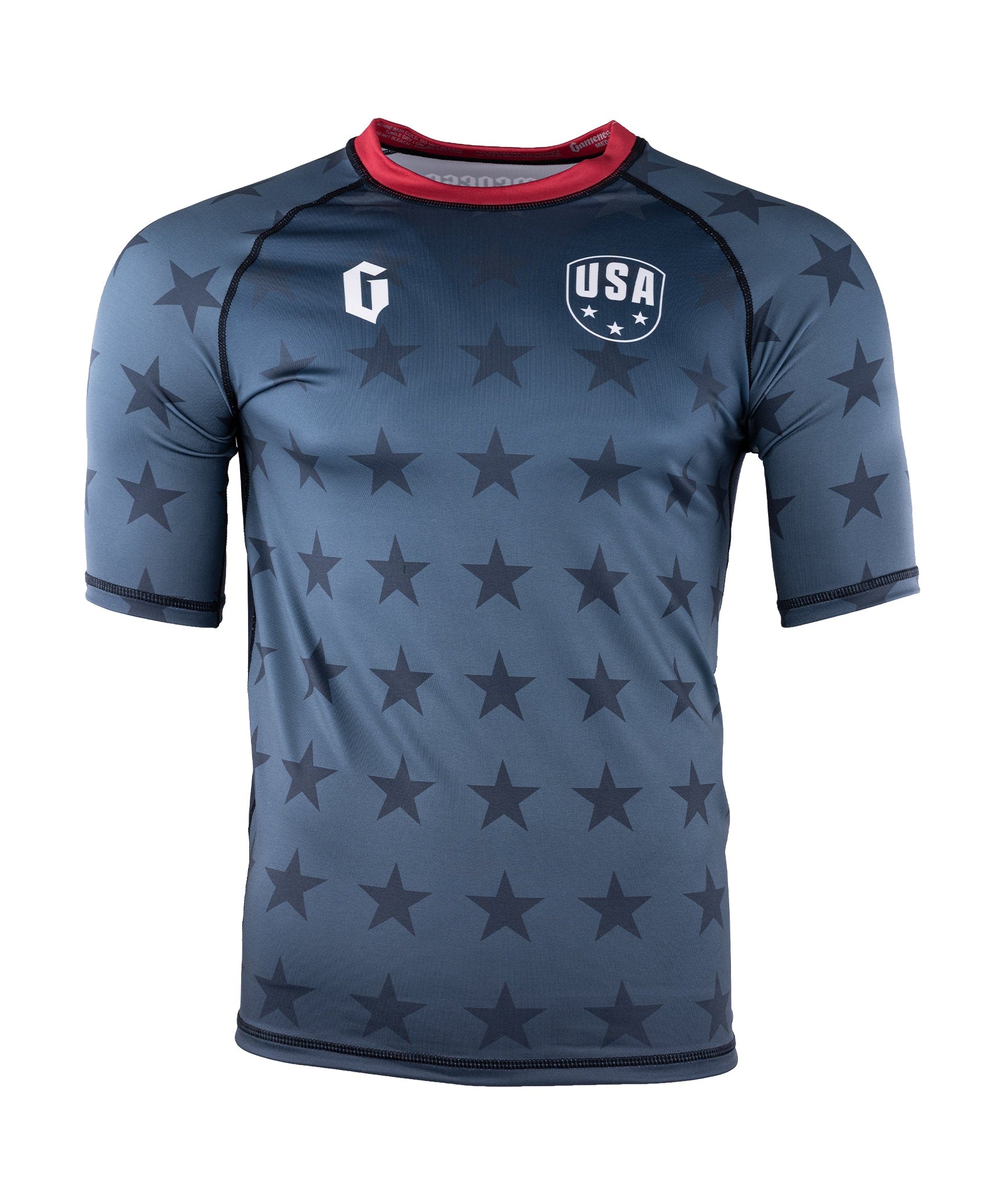 Gameness USA Stars Short Sleeve Rash Guard