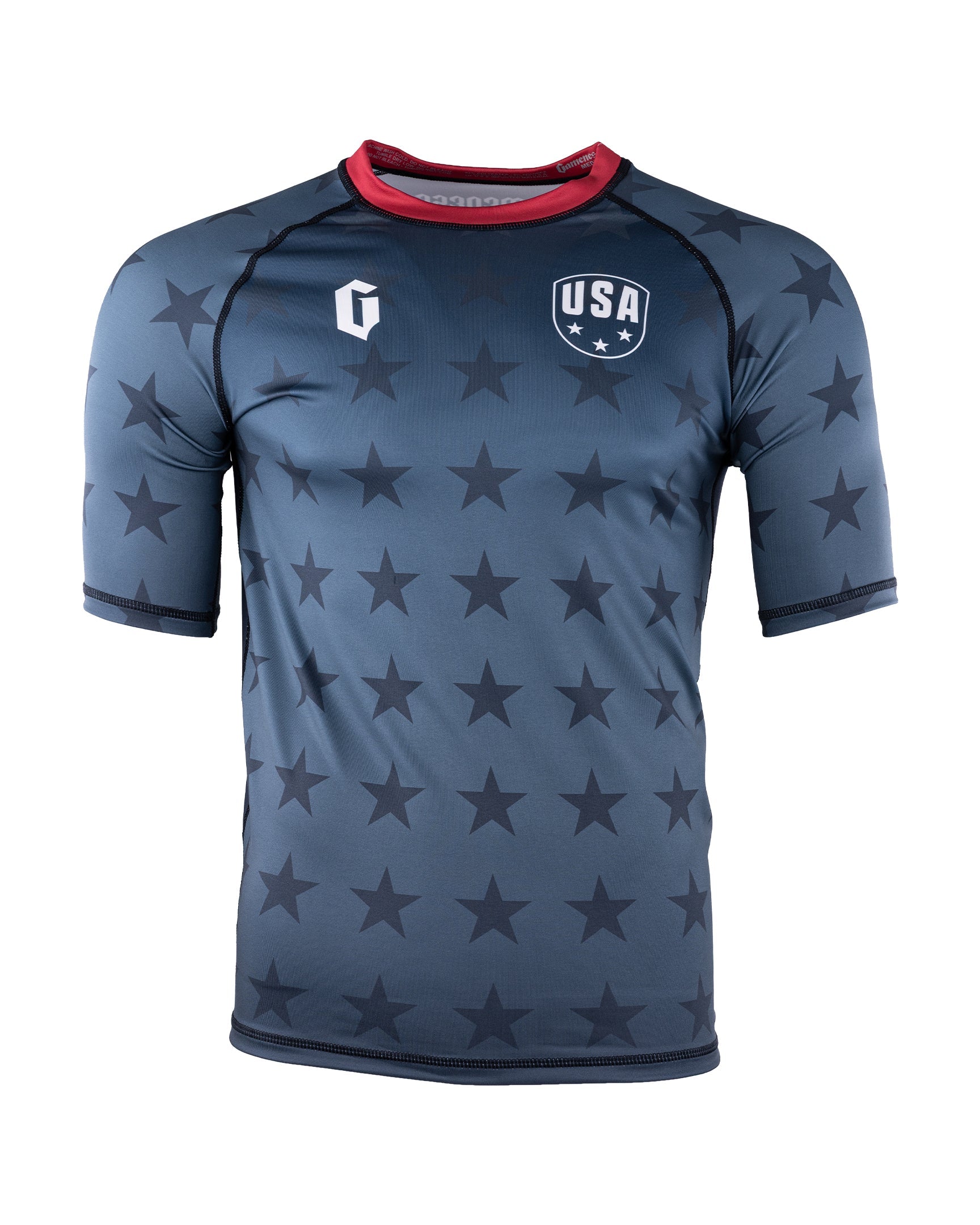 Gameness USA Stars Short Sleeve Rash Guard