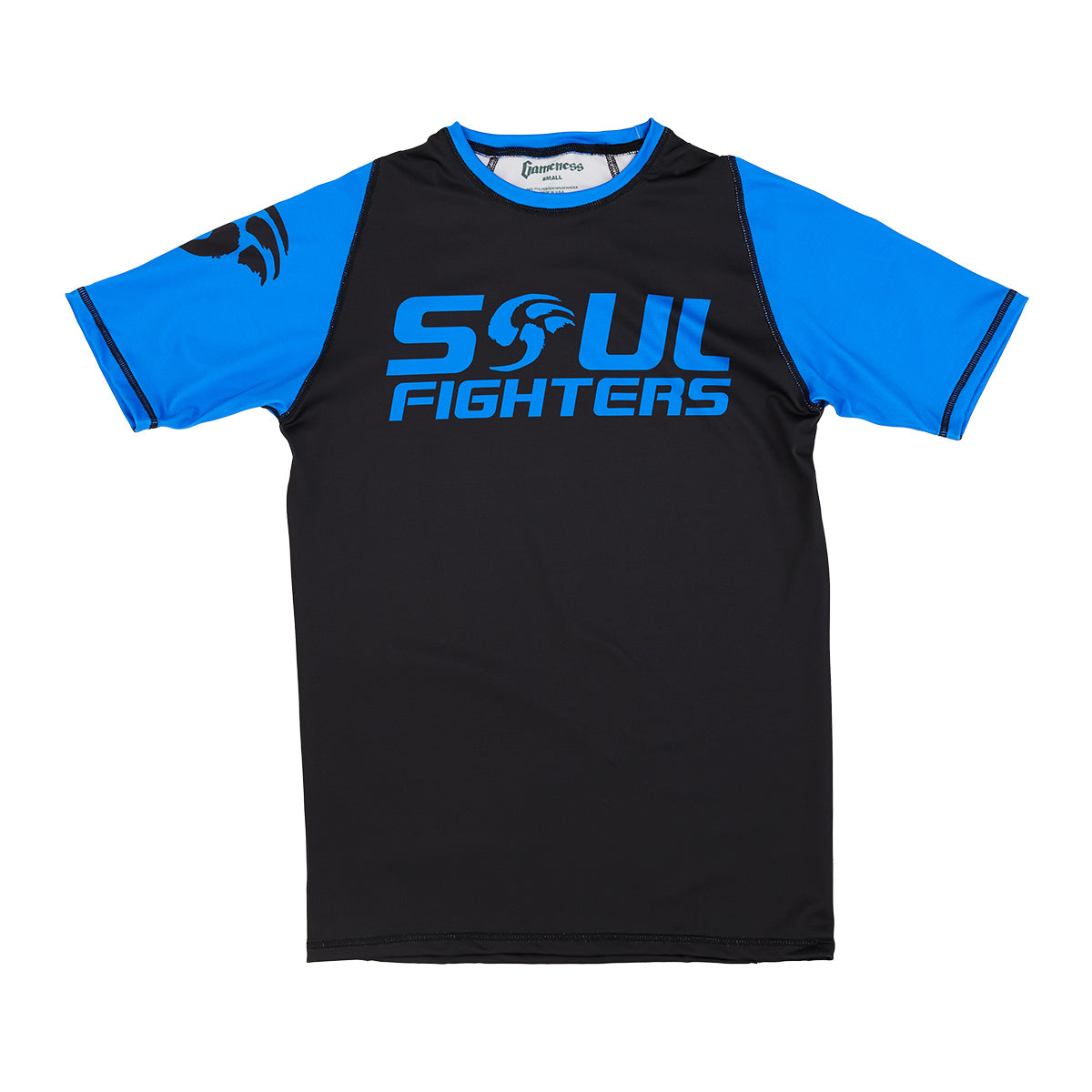 Soul Fighters Rank Rash Guard Short Sleeve Blue
