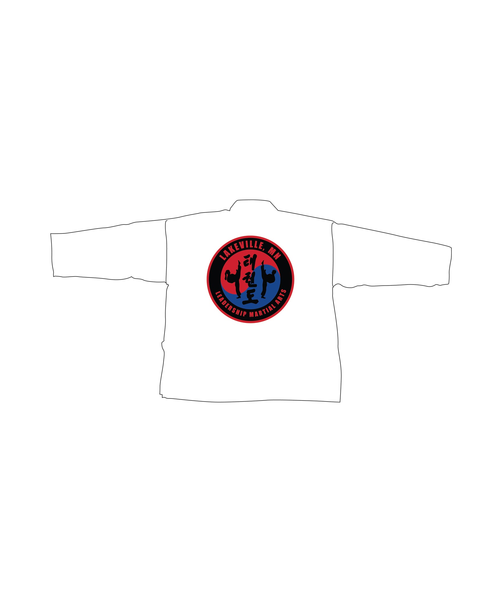 6oz Lightweight Student Jacket Custom, White