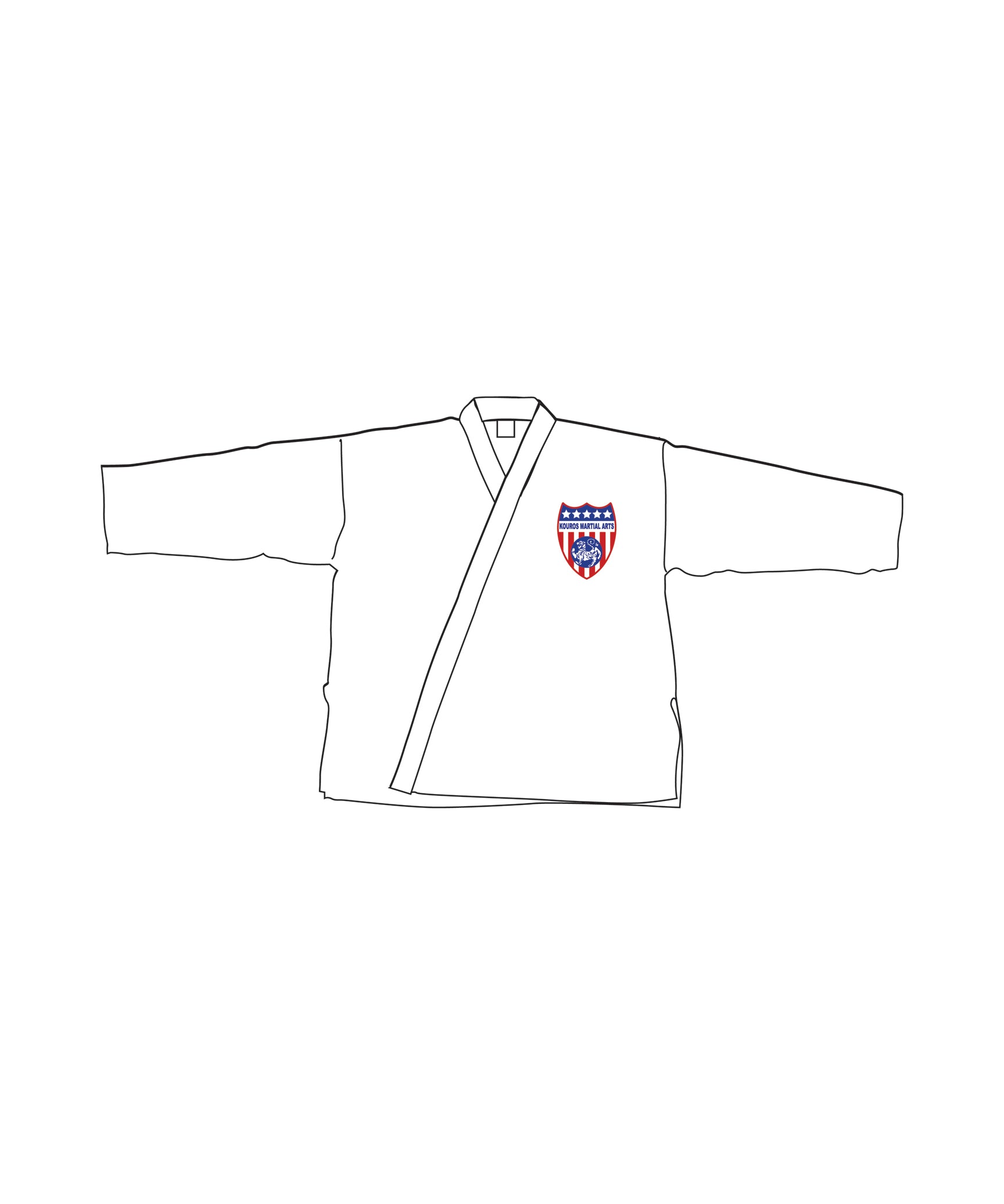 Lightweight Student Uniform, White