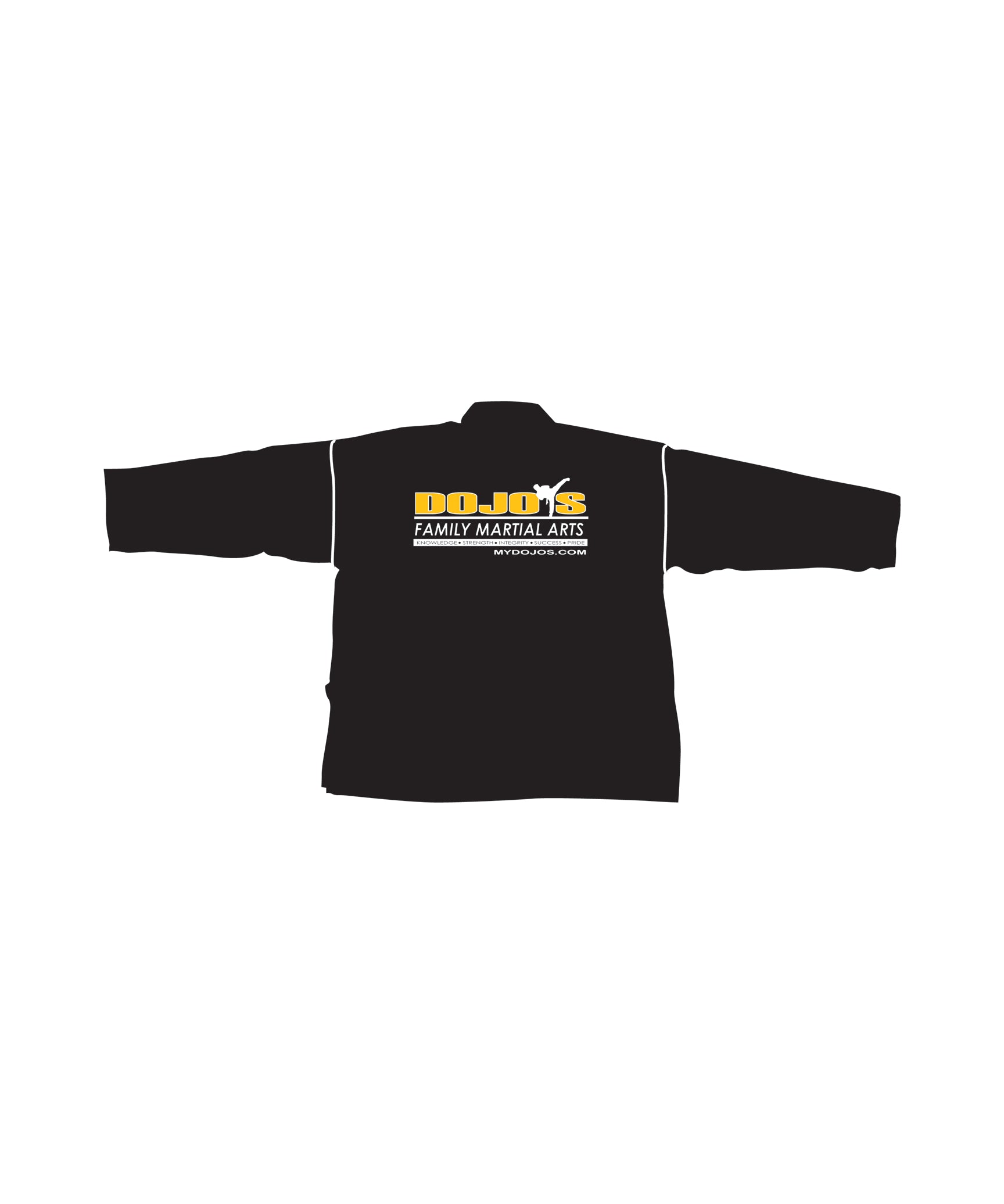 Student Elastic Uniform, Black