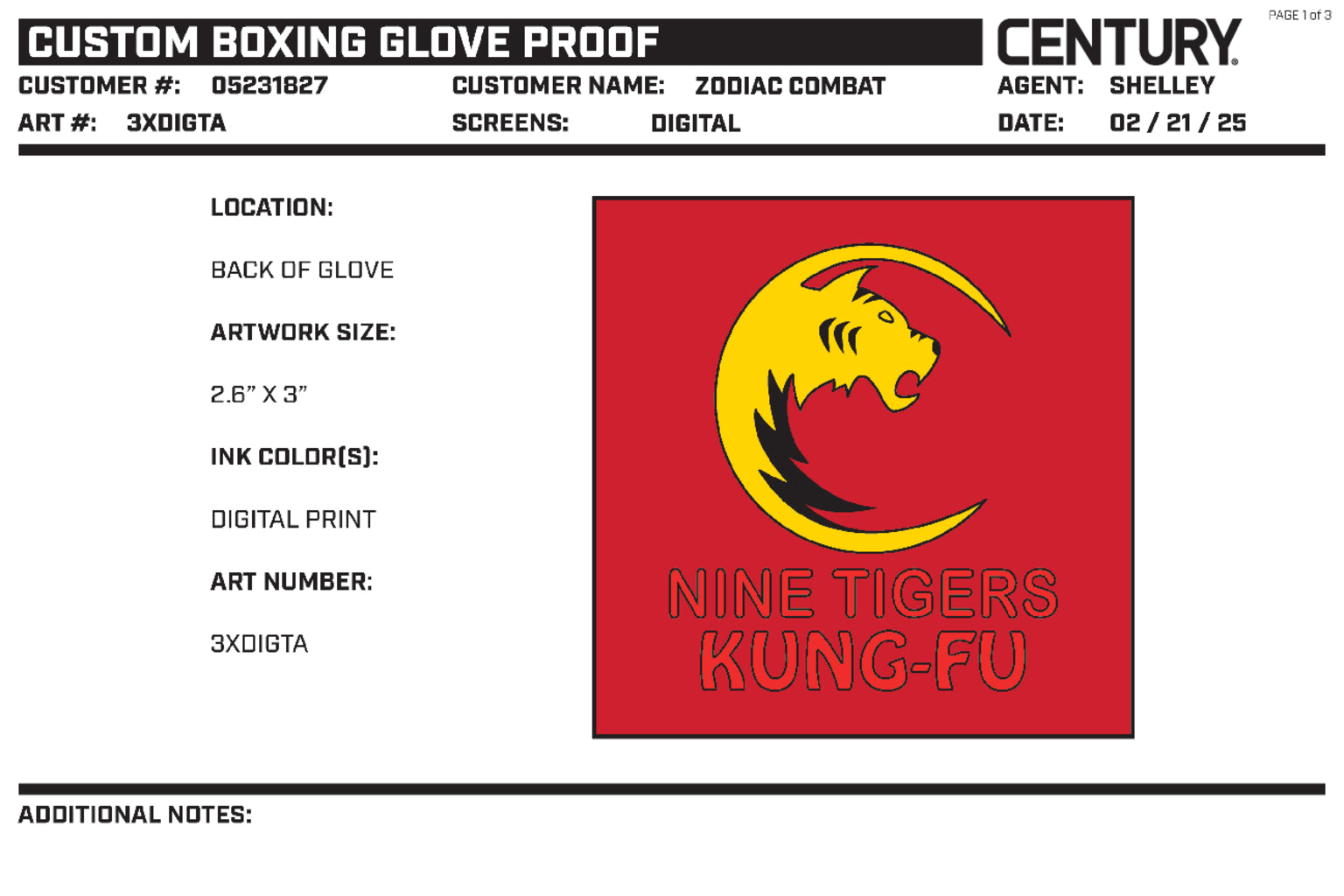 Custom Boxing Glove, Silver