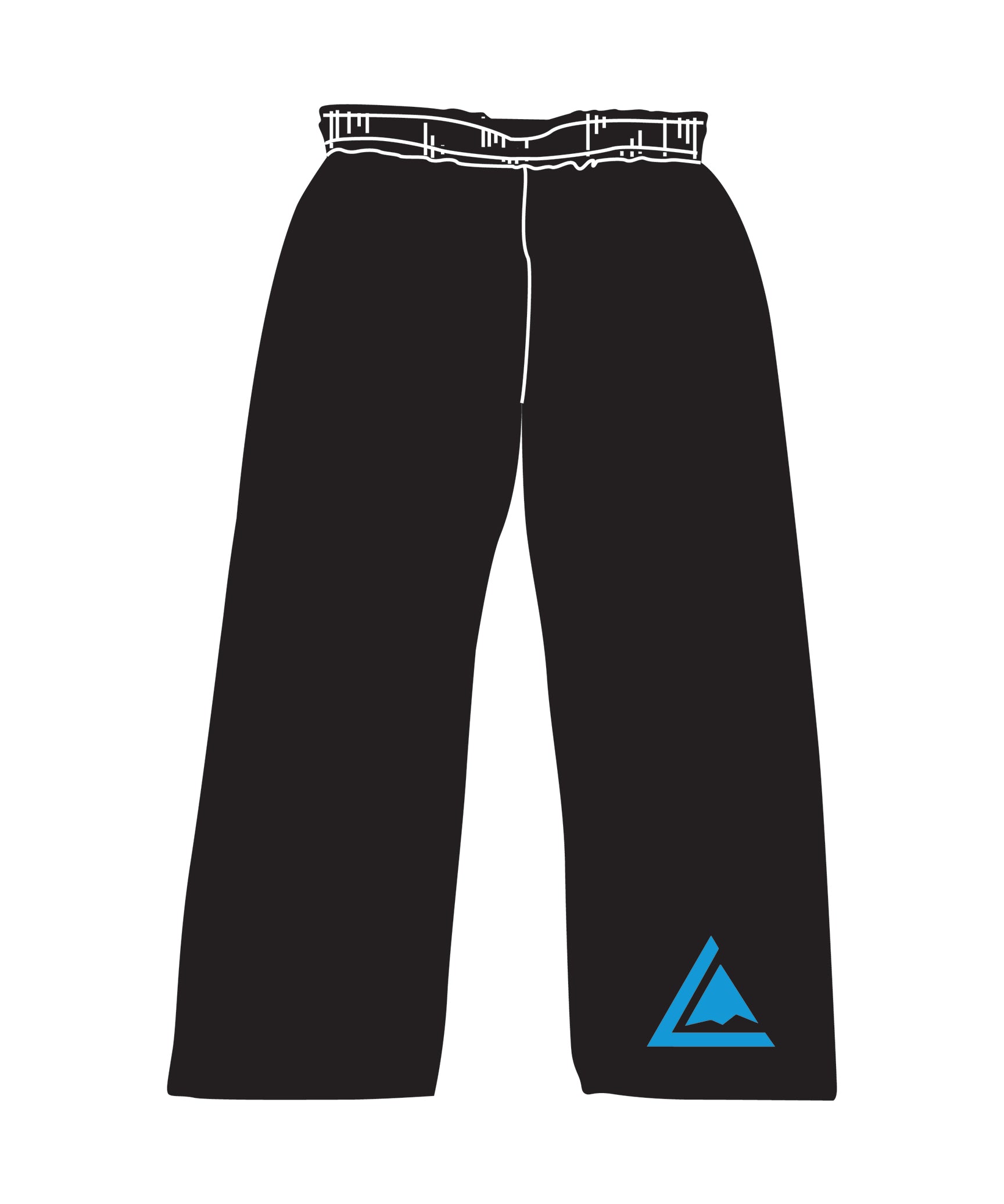 Elastic Student Pant, Black