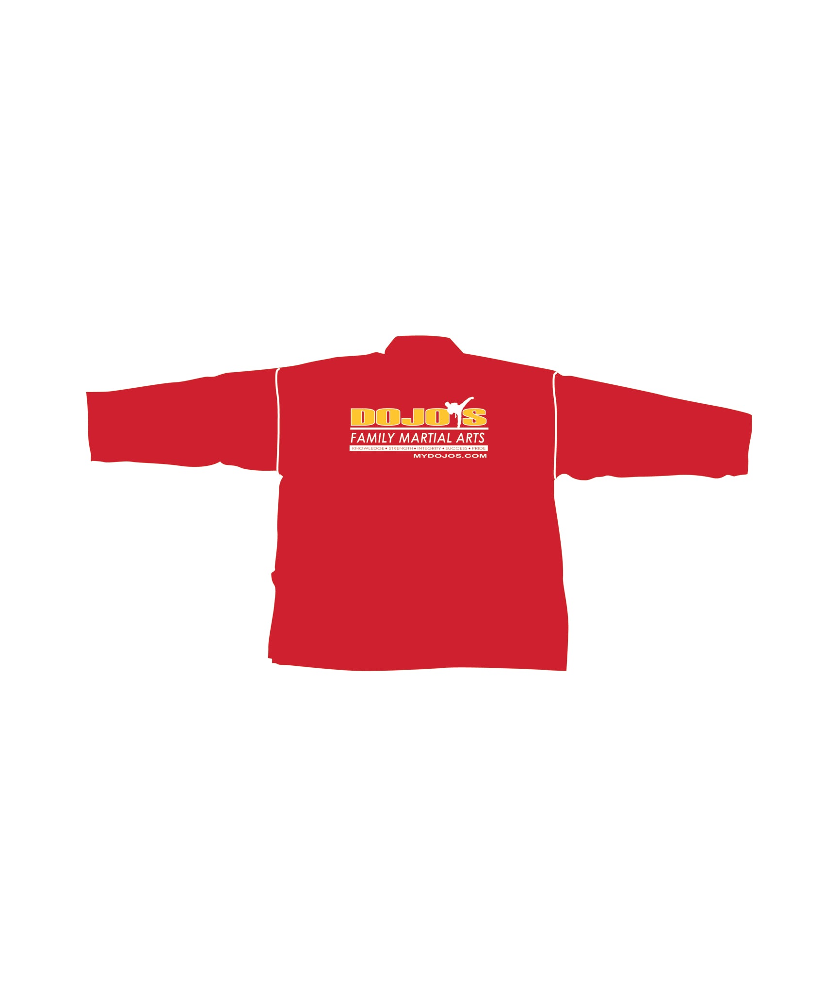 Student Elastic Uniform, Red