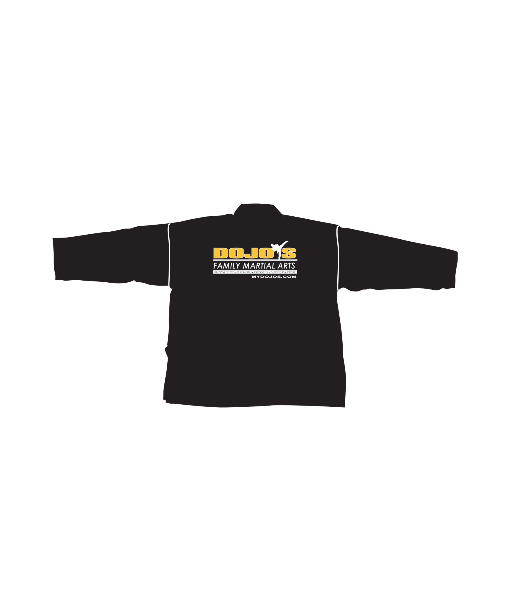 Student Elastic Uniform, Black