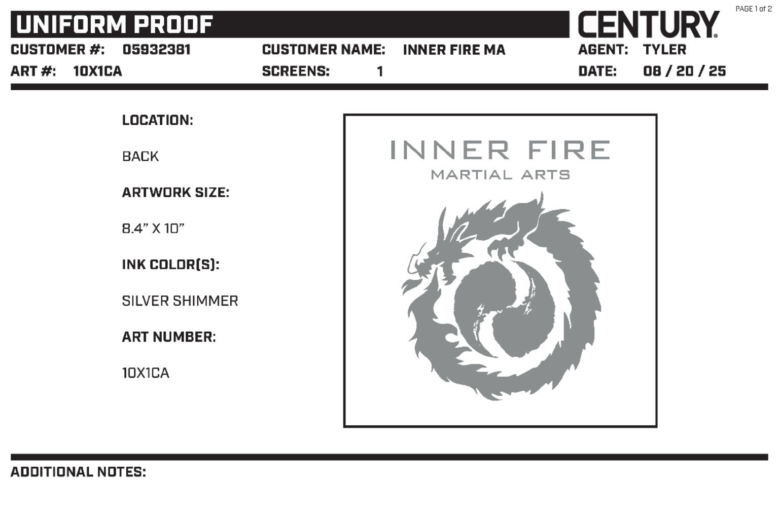 6oz Lightweight Student Jacket Custom, White