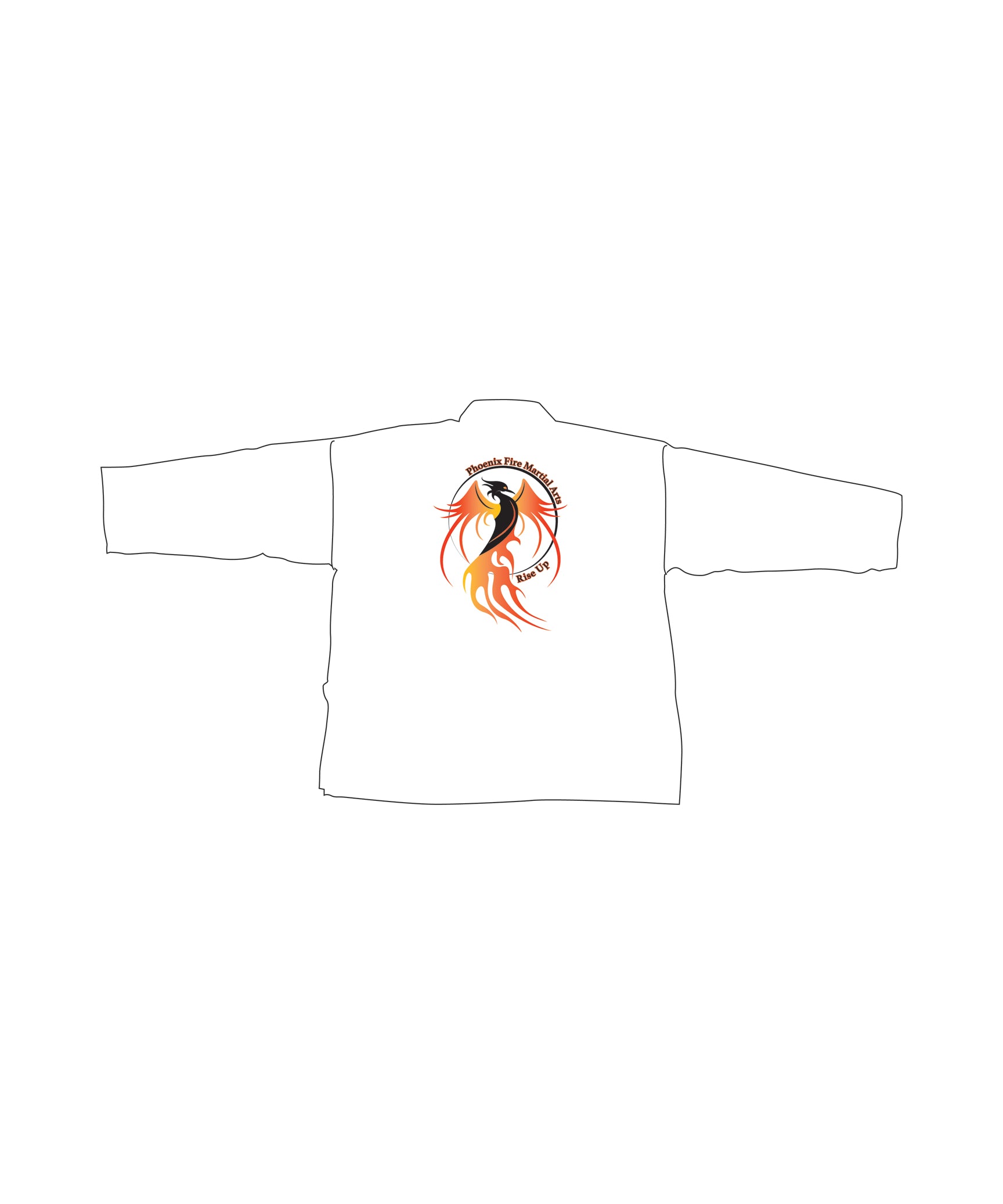 6oz Lightweight Student Jacket Custom, White