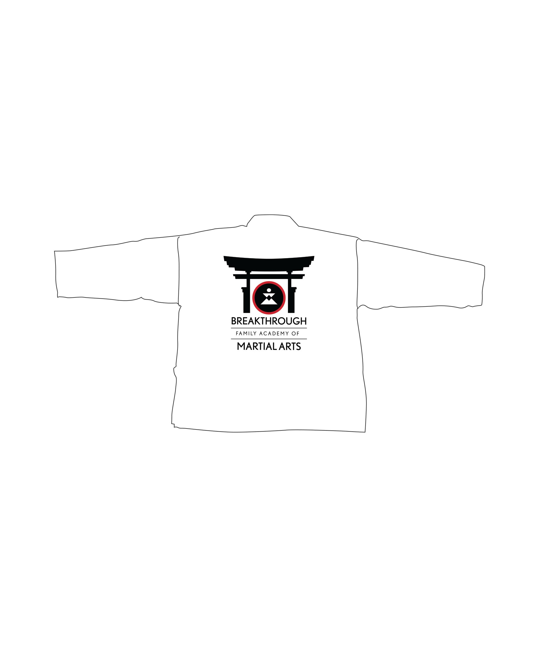 6oz Lightweight Student Jacket Custom, White