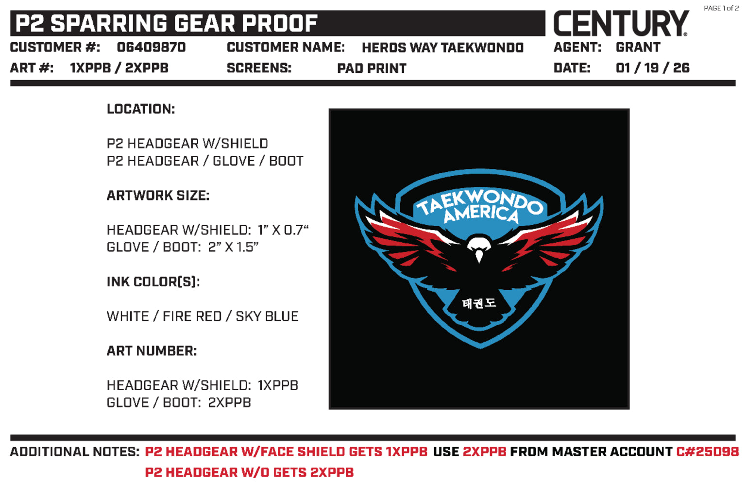 P2 Headgear with shield, Black