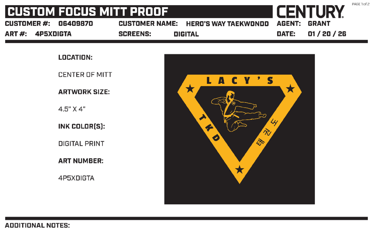 CUSTOM FOCUS MITT, Black