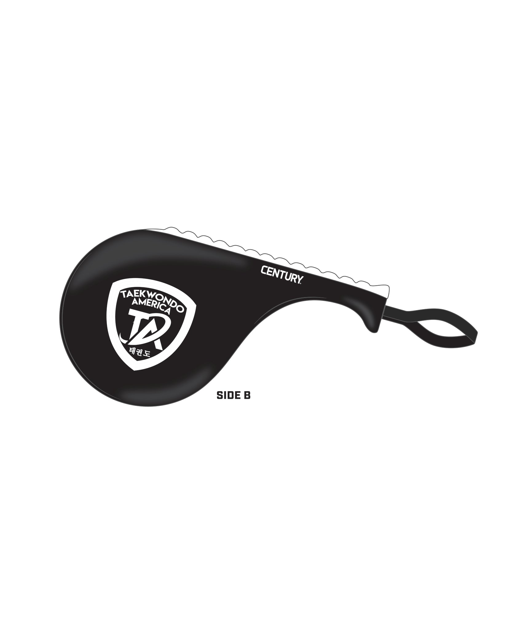 ADULT DOUBLE PADDLE CUSTOM, Black