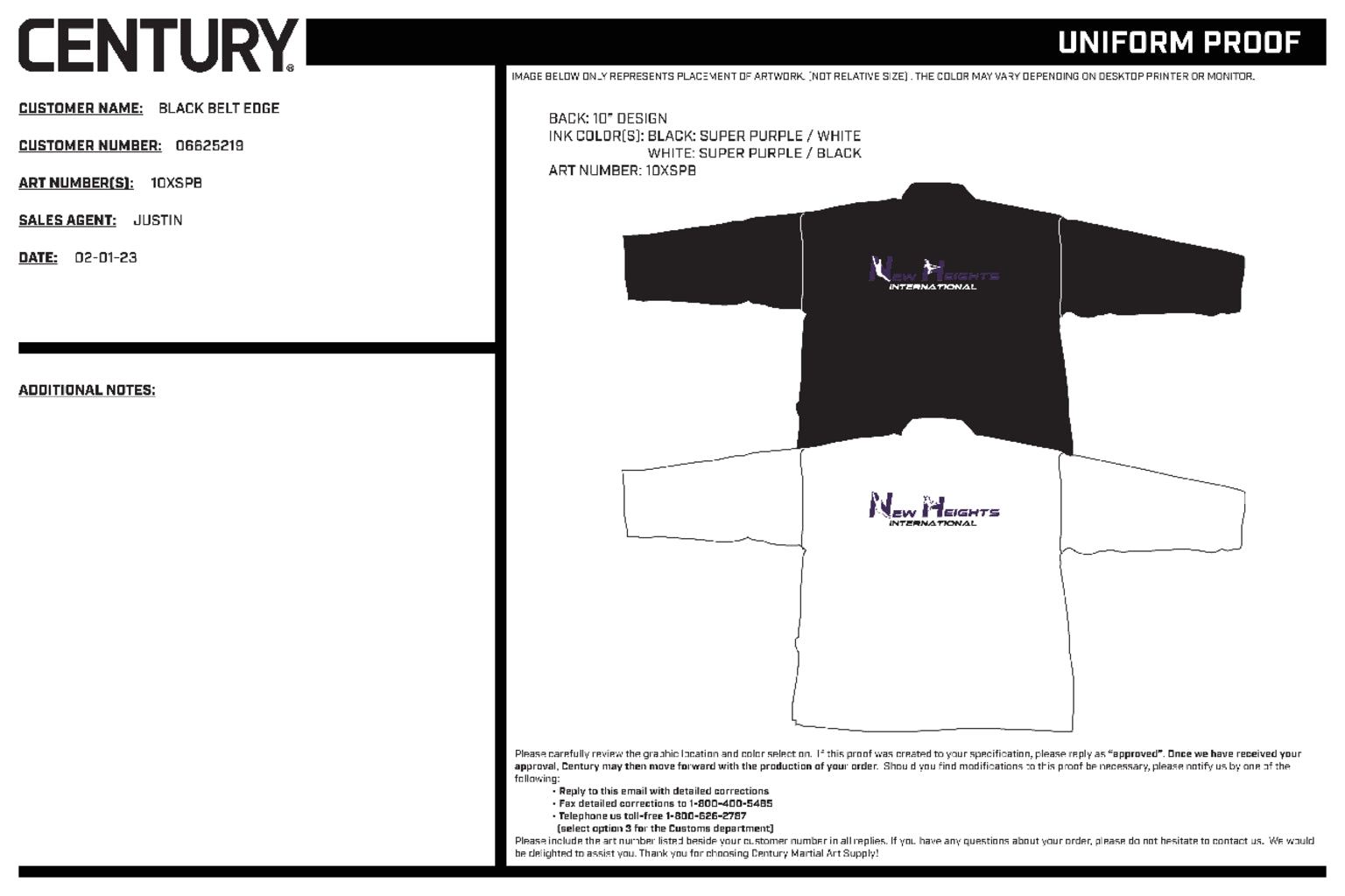 12oz Brushed Uniform, White