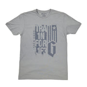 Gameness Train for Life Flag Tee Grey